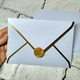 Конверт паперовий Преміум Gold 12,5х17,4 см Блакитний 5-85361 - зображення 2