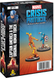 Zestaw figurek Atomic Mass Games Marvel Crisis Protocol Captain America & the Original Human Torch 2 szt (841333112509) - obraz 1