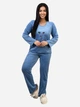 Піжама (кофта + штани) жіноча велюрова утеплена KAR485803 50-52 Блакитна (ROZ6501057269) - зображення 1