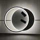 Люстра світлодіодна стельова LUMINARIA GEOMERTIA DOWNLIGHT 90W 2R WHITE-BLACK / LED світильник (з пультом) - зображення 6