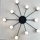 Люстра потолочная LUMINARIA RAY SLIM 10xGX53 BLACK 220V IP20 - изображение 2