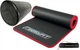 Набор Коврик для йоги и фитнеса EasyFit EF-19192-BK каучук с кантом 181х61х1 см Черный (56003092) + Массажный ролик-валик для МФР и йоги EasyFit EPP Roller 30 см роллер-массажер для спины, ног, рук и шеи EF-2035 Черный (56001371) - изображение 1