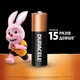 Щелочные батарейки Duracell AA (LR6) MN1500 Basic 2 шт (81545393) (5000394058163) - изображение 3