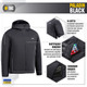 Куртка M-Tac Paladin Black 2XL 20471002-2XL - изображение 4