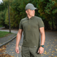 Поло з світловідбивним написом НГУ M-Tac Army Olive (XL) 65/35 80033062-XL - изображение 6