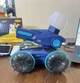 Радіокерований танк амфібія з водяною гарматою 1841-1 Remote Control Car плаваючий від USB Синій - зображення 8