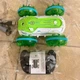 Трюковая машинка перевертыш на радиоуправлении Remote control car 1841-2 LED USB Зеленая - изображение 5