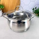 Каструля з кришкою 6.8 л з багатошаровим дном Ringel - зображення 1