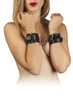 Шкіряні наручники sLash Leather Dominant Hand Cuffs Чорні One Size - зображення 3
