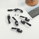 Собачки для блискавки, запчастини для ремонту блискавки, набір містить бігунки в трьох розмірах 30 шт. - зображення 3