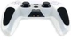 Качественный люминесцентный защитный силиконовый чехол Rubber Protective (White/Black) для геймпада DualSense Sony PlayStation 5 (PS5) [Светится в темноте] - изображение 5
