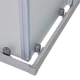 Кабина для душа BRAVO прямоугольная двухдверная без поддона Notec N120FS 120x80x185см матовый витраж 5 мм профиль сатин 000028403 - изображение 5