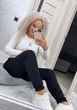 Fashions • Женские спортивные штаны Linda Fashions 54-56 черный (2239-бу) - изображение 7
