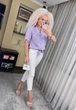 Fashions • Жіноча блузка Esther Fashions 42 бузок (3425-ді) - зображення 3