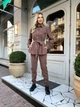 Fashions • Жіночий вельветовий костюм Ллойд Fashions 54-56 шоколад (1015-бу) - зображення 1
