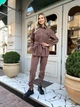 Fashions • Жіночий вельветовий костюм Ллойд Fashions 54-56 шоколад (1015-бу) - зображення 3