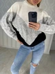 Fashions • Жіночий светр Вірджинія Fashions 44-56 чорний (331-нс) - зображення 7