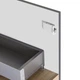 Тумба підвісна Qtap Robin 800х580х500 GRAPHITE/WHITISH OAK QT1374TPВ8002NGWO - изображение 4