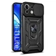 Чехол Fiji Camera Defence для Xiaomi 11 Lite 5G NE бампер с защитой камеры и подставкой Black - изображение 1