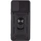 Чехол Fiji Camera Defence для Xiaomi 11T / 11T Pro бампер с защитой камеры и подставкой Black - изображение 2