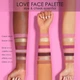 Палитра теней, румяна и хайлайтер Natasha Denona Love Face Eyeshadow & Cheek Essential Palette 14.5 g - изображение 2