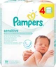 Салфетки детские увлажненные Pampers Sensitive 4x56 шт (4015400622079) - изображение 2