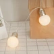 Светодиодная гирлянда "Лампочки матовые" 5см, 20 LED, 7м, прозрачный провод, Теплый белый - изображение 6
