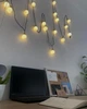 Светодиодная гирлянда "Лампочки матовые" 5см, 20 LED, 7м, черный провод, Теплый белый - изображение 5
