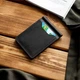 Зажим для денег без фиксации в черном цвете из натуральной кожи Simple BLACK - изображение 13