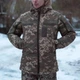 Зимова тактична куртка Military з утеплювачем Thermoloft піксель розмір L - зображення 4