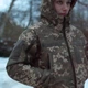 Зимова тактична куртка Military з утеплювачем Thermoloft піксель розмір L - зображення 5