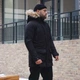 Зимова парка Intruder HotWint утеплена пухом чорна розмір S - зображення 6