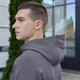 Кофта Pobedov Daily з капюшоном сіра розмір XL - зображення 6