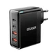 Сетевое зарядное устройство Essager 100W GaN 4 Travel Charger 2 Type-C + 2 Type-A Black (ES-CD37) - изображение 1