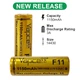 Аккумулятор 14430 литий-ионный (Li-Ion) Vapcell INR14430 F11, 4/5AA, 1150mAh, 3A, 4.2/3.6/2.5V, Gold - изображение 4