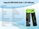 Аккумулятор Vapcell P1054A, AAA, 1.5V, Li-Ion, micro USB зарядка, 540mAh, поштучно - изображение 5