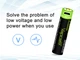 Аккумулятор Vapcell P1054A, AAA, 1.5V, Li-Ion, micro USB зарядка, 540mAh, поштучно - изображение 11