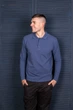 Рубашка поло мужская TvoePolo однотонное XXXXL Синее (5719-28xxxxl) - изображение 4