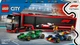 Конструктор LEGO City Вантажівка F1 з автомобілями RB20 та AMR24 1086 деталей (60445) - зображення 1