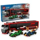 Конструктор LEGO City Вантажівка F1 з автомобілями RB20 та AMR24 1086 деталей (60445) - зображення 9