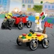 Конструктор LEGO City «Піца-авто проти пожежної машини» Набір перегонів 70 деталей (60458) - зображення 7
