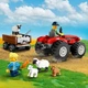 Конструктор LEGO City Красный фермерский трактор с прицепом и овцами 116 деталей (60461) - изображение 6