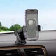 Автомобильный держатель для мобильного HOCO H15 Fair push-type car holder (center console), Black - изображение 5