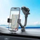 Автомобильный держатель для мобильного HOCO H27 Rock push-type car holder, Black gray - изображение 7