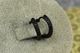 Серьги Xuping Jewelry тонкая дорожка с камнями с покрытием блэк ган 1,3 см черные - изображение 1