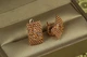 Серьги Xuping Jewelry Сеточка с листиками 1,8 см золотистые - изображение 2