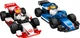 Конструктор LEGO City Автомобили для гонок F1 команд Williams Racing и Haas F1 92 детали (60464) - изображение 2