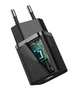 Блок питания Быстрая зарядка Сетевое Зарядное Устройство Baseus Super Si Quick Charger 1C 20W/Simple Wisdom Data Cable Type-C to iP 1m Black - изображение 4