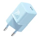 Блок питания Baseus GaN5 Fast Charger(mini) 1C 20W EU Blue - изображение 2