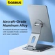 Тримач Baseus MagStable Series Magnetic Tablet Stand for Pad 12.9" сірий - зображення 6